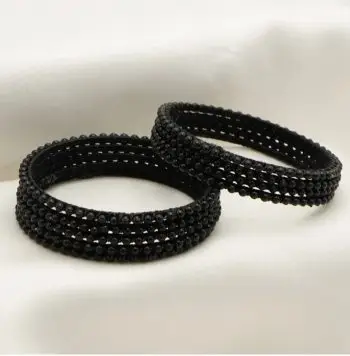 Shaaz Black Handmade Bangles