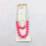 Shaaz Pink Aura Mala & Bracelet