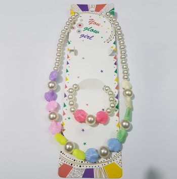 Shaaz Classic Beaded Mala & Bracelet
