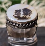 Silver Handmade Ring – Shajri Aqeeq Stone